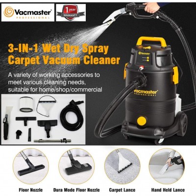 VACMASTER 3in1 Industrial Carpet Cleaner 30L VK1330PWDR